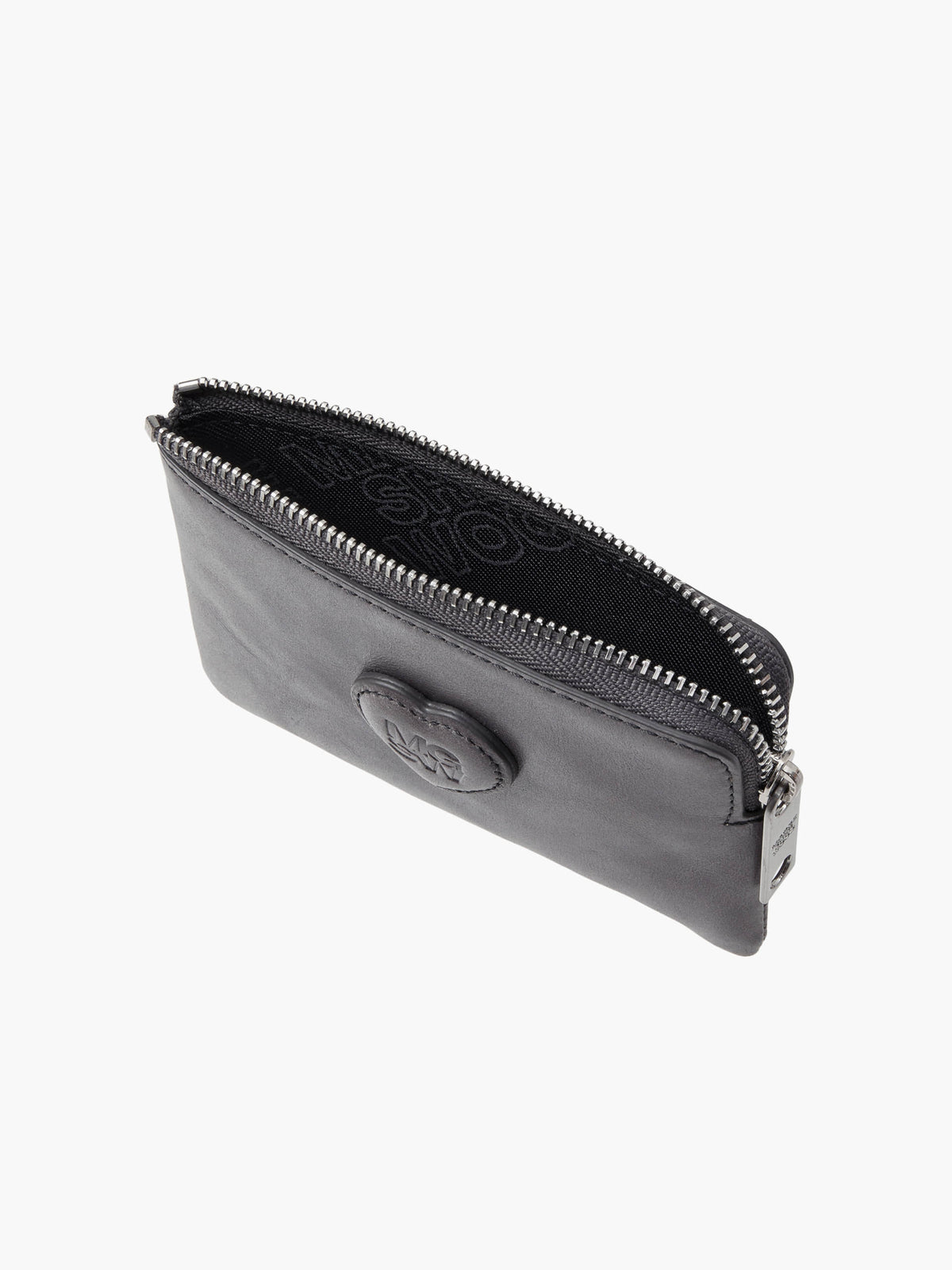 Margesherwood Heart Zipper Wallet mauve pull-up