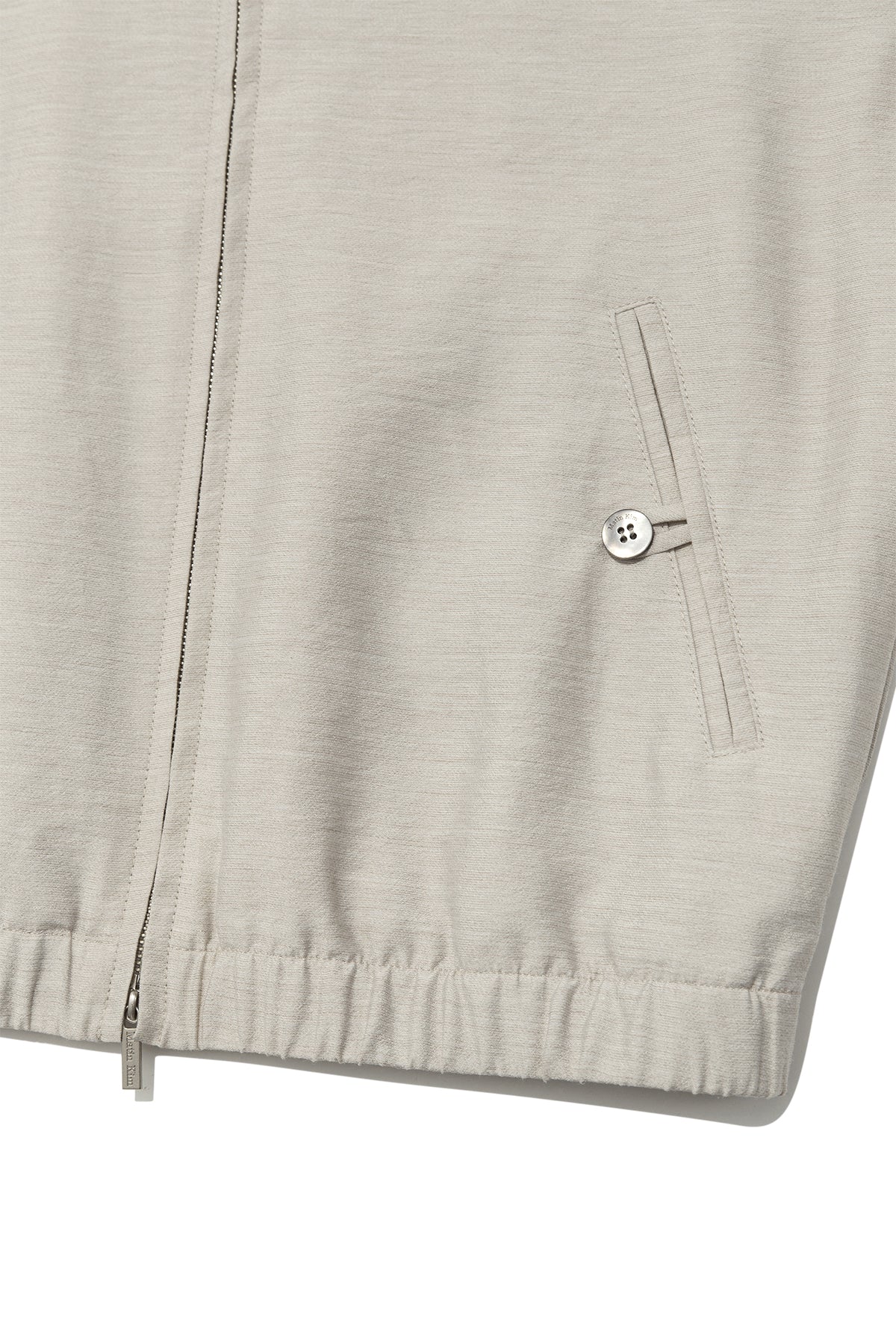 Matinkim Half Sleeve Light Blouson IN Beige