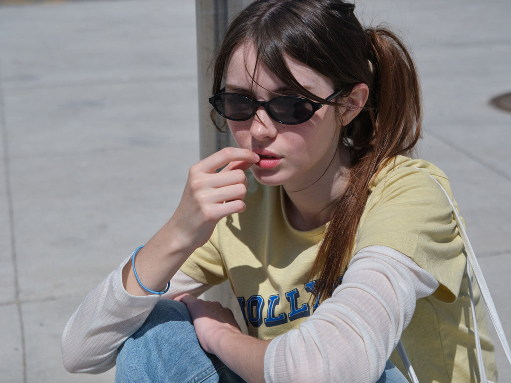 Low Classic Hollywood Baby Tee Yellow