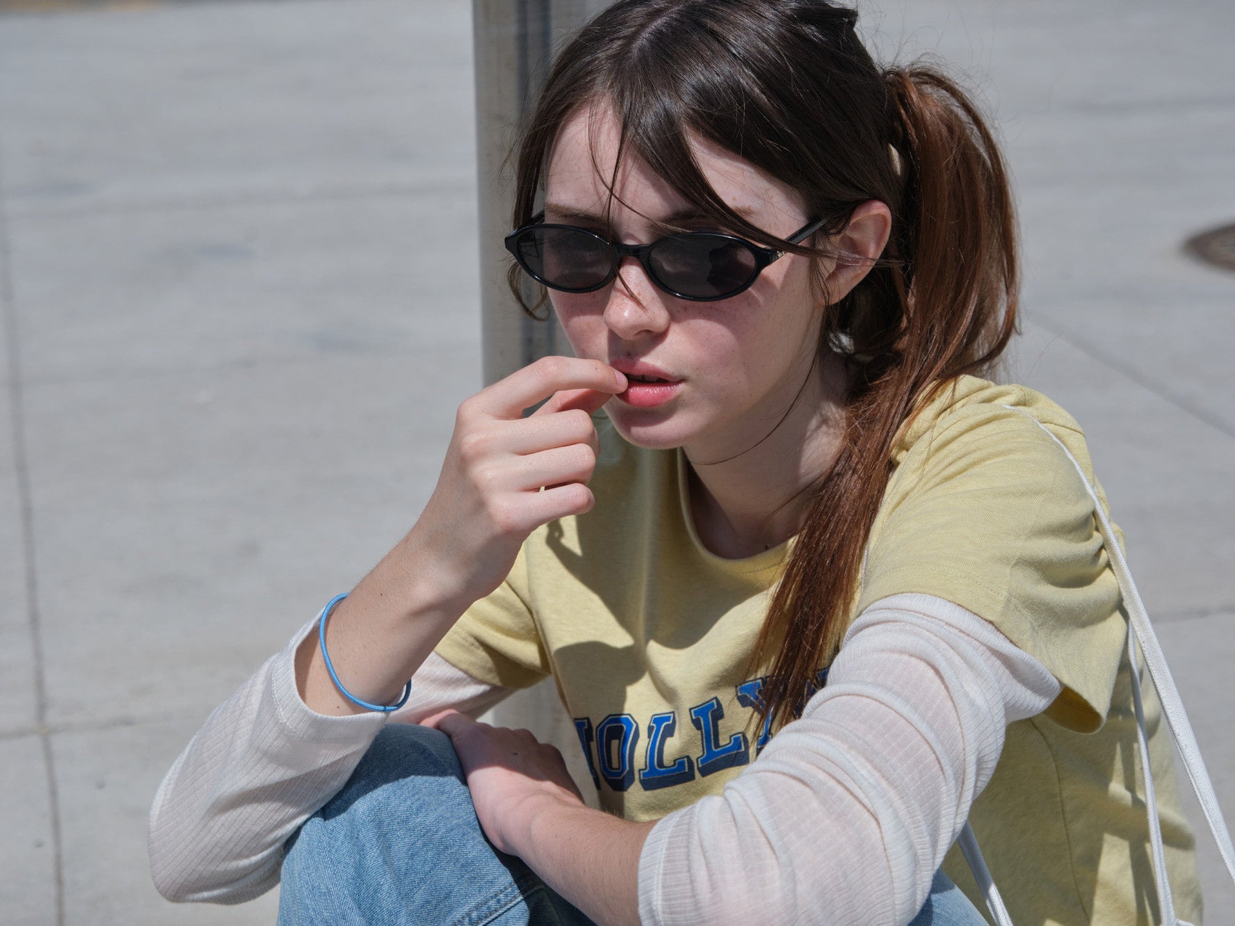Low Classic Hollywood Baby Tee Yellow