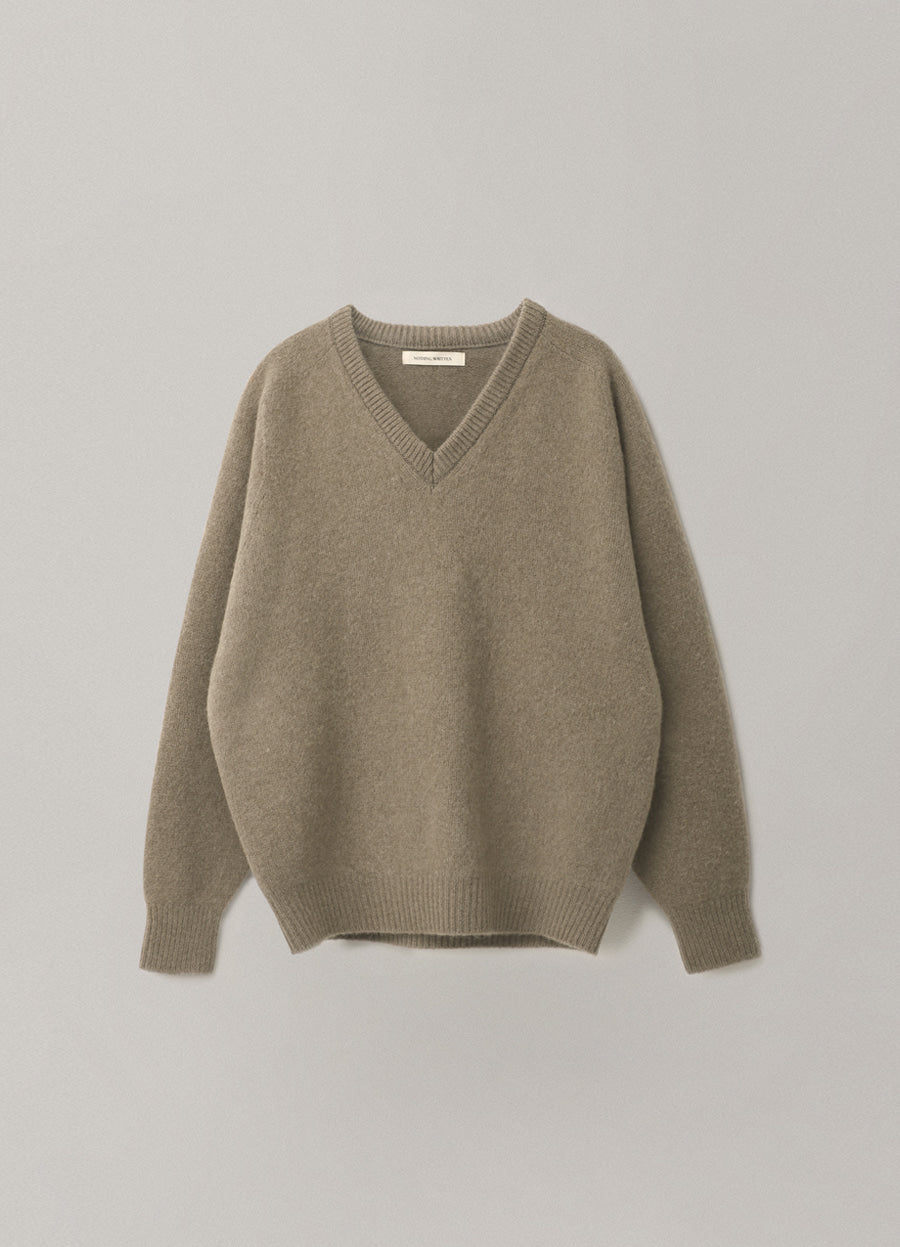 Nothing Written Pound alpaca sweater (Pecan)