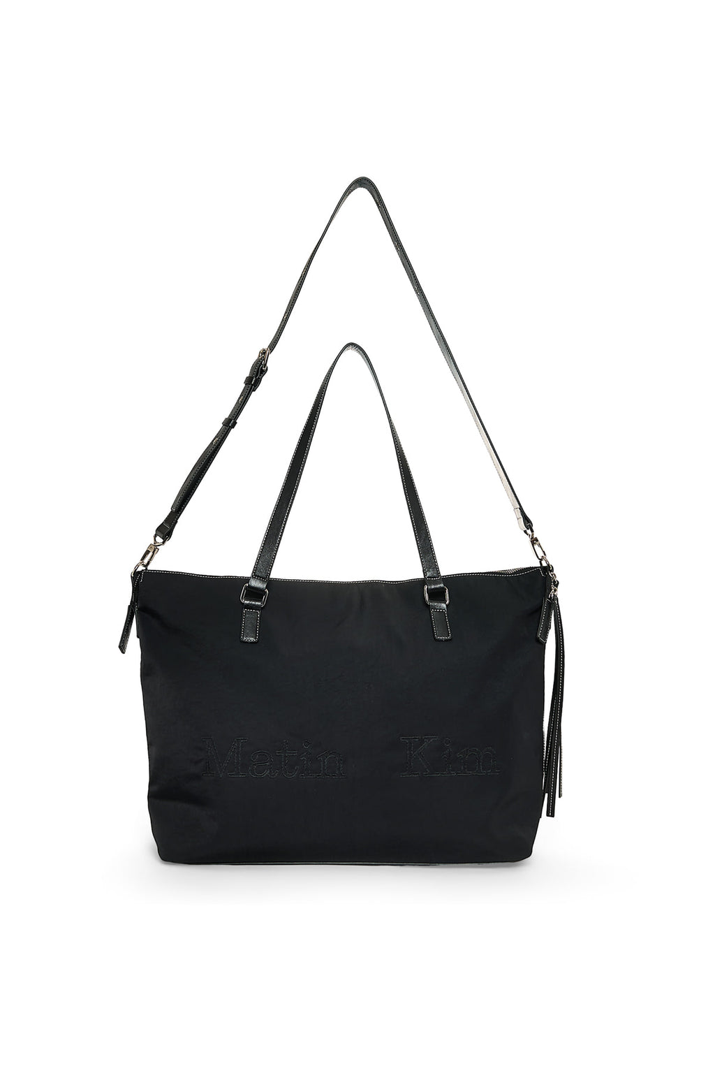Matinkim Matin Logo Stitch Two Way Big Bag IN Black