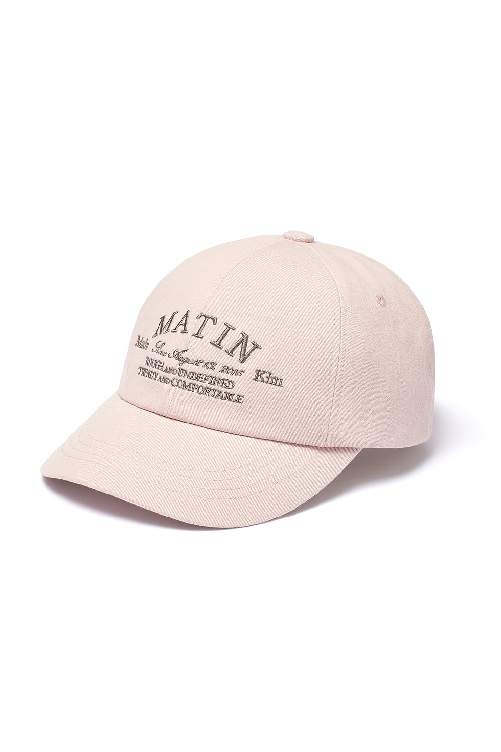 [matinkim] LETTERING FLAT BRIM CAP IN PINK