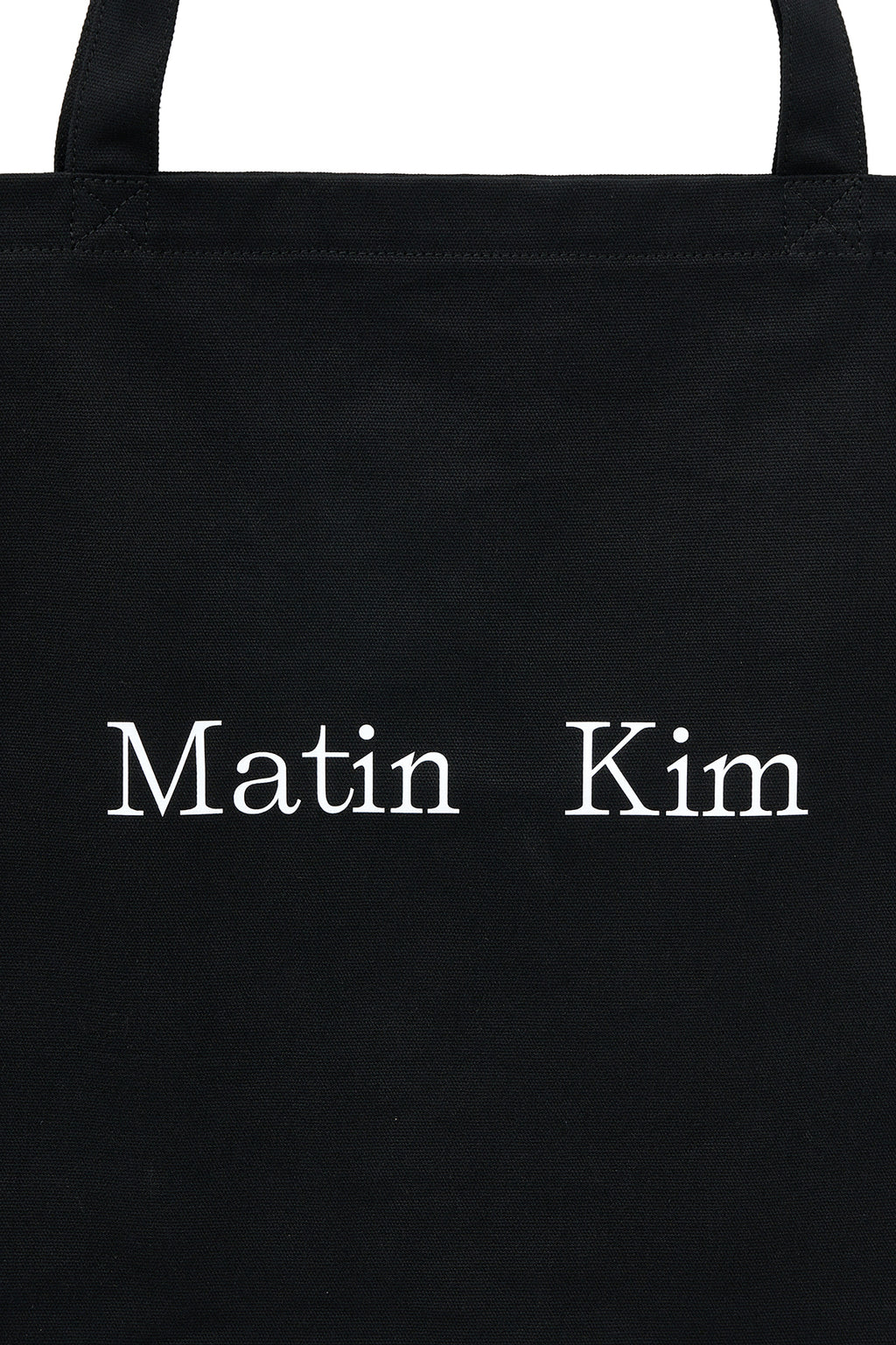 Matinkim Eyelet Logo Canvas Ecobag IN Black