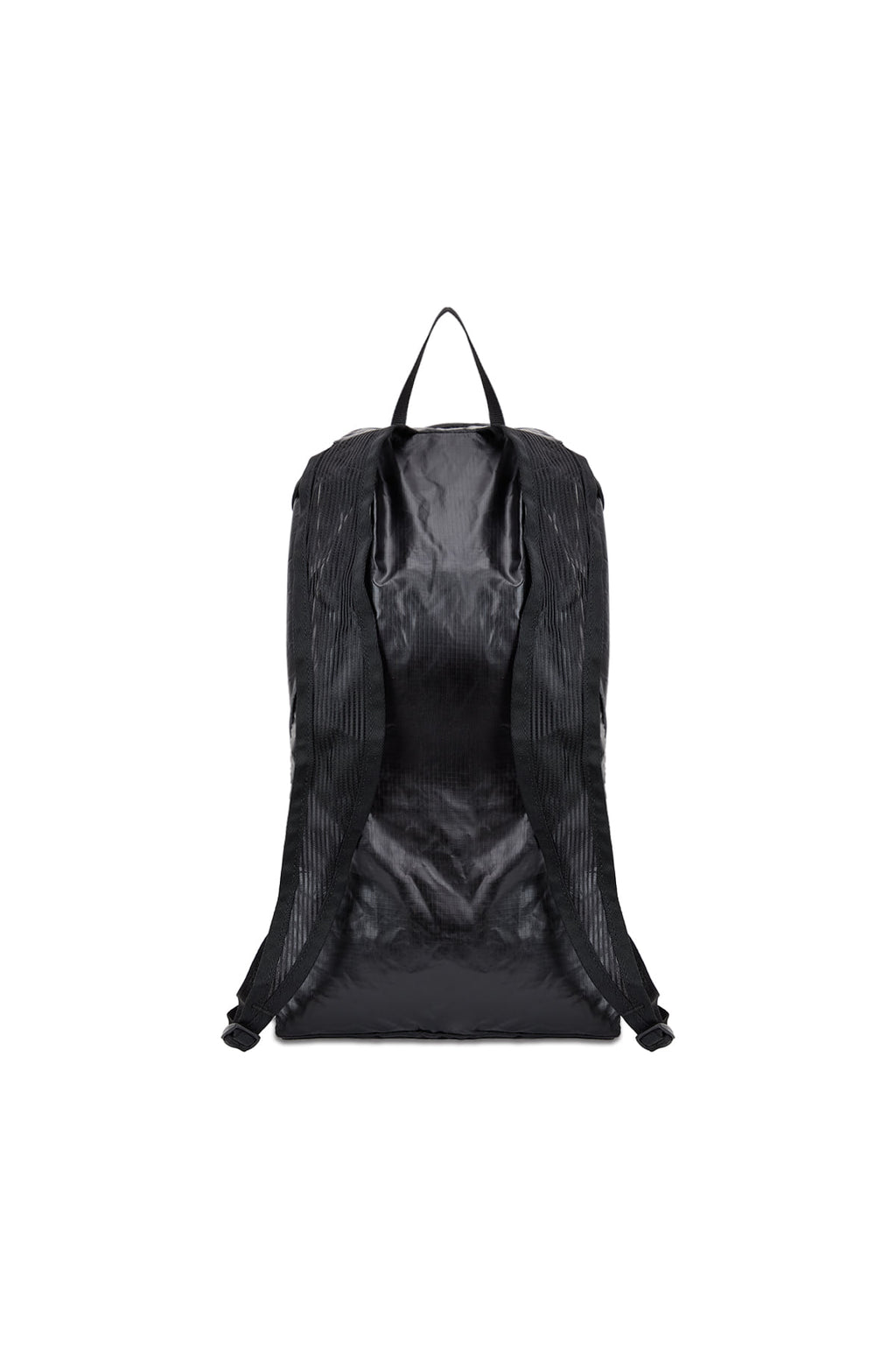 [matinkim] GLOSSY PACKABLE BACKPACK IN BLACK