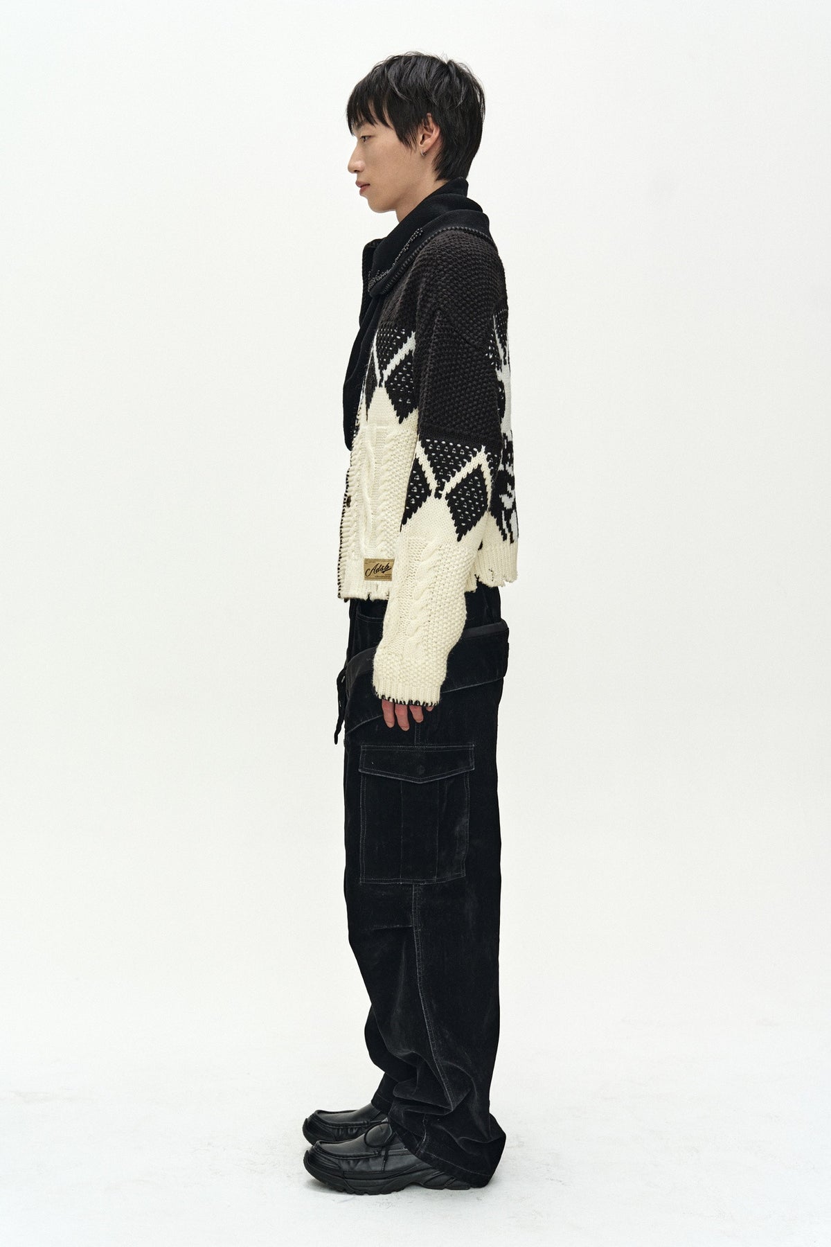 Andersson Bell Argyle Heavy Wool Cardigan