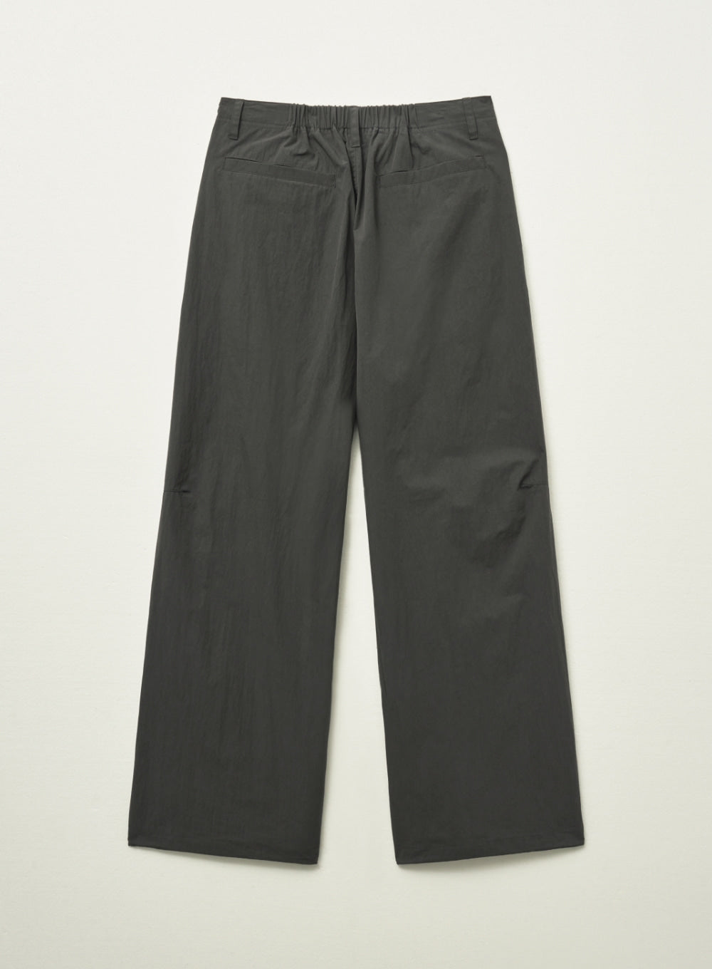 [satur] Curved Parachute Pants - Charcoal
