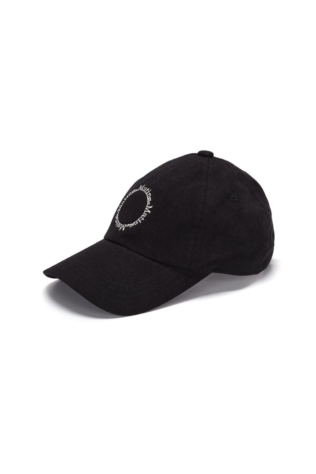 [matinkim] MACARON LOGO BALL CAP IN BLACK
