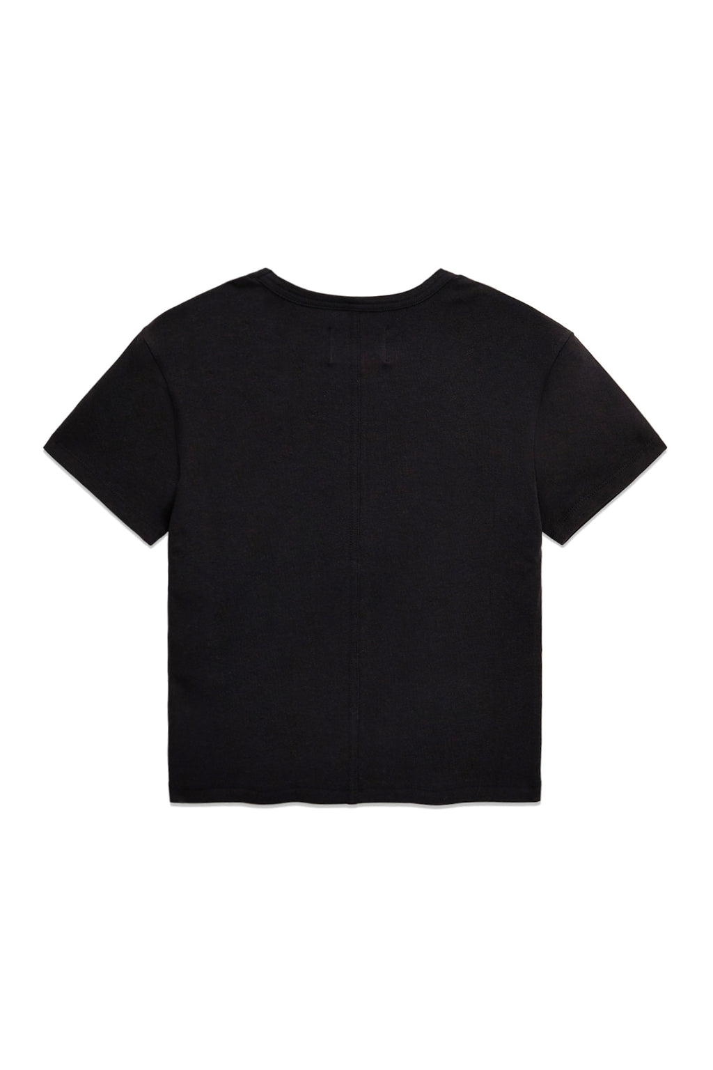 [matinkim] MINI LABEL SHIRRING TOP IN BLACK