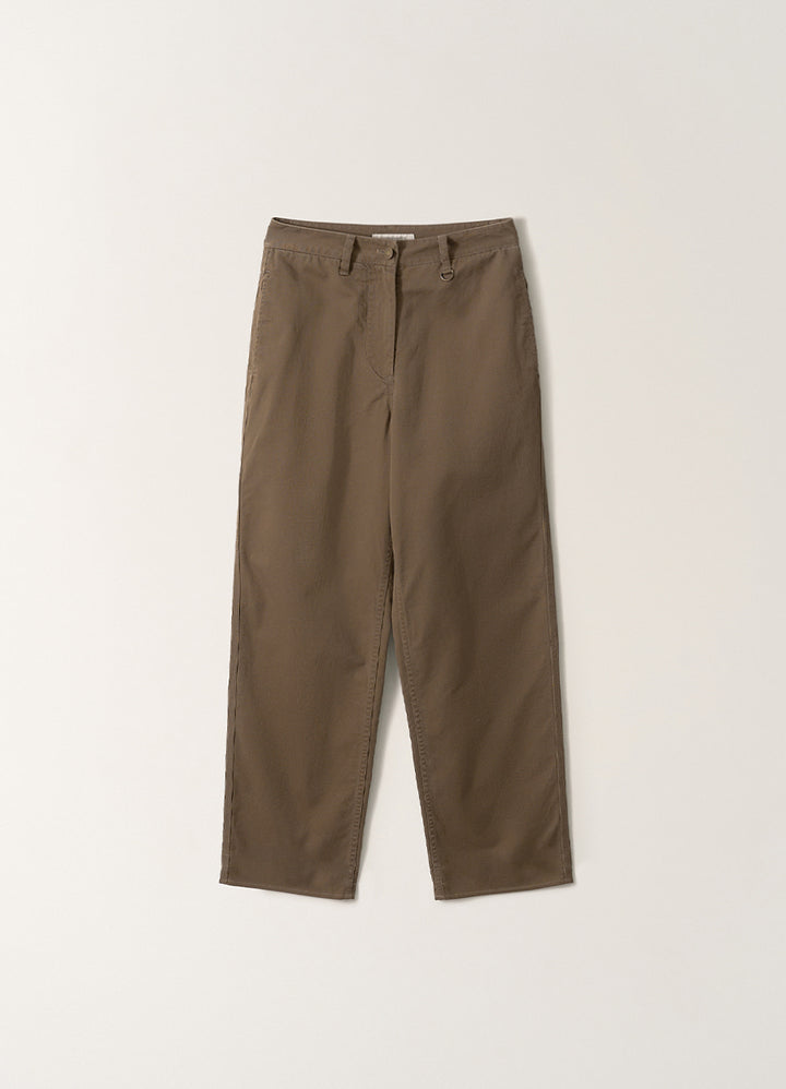 Nothing Written Tabby wide chino pants (Moss brown)
