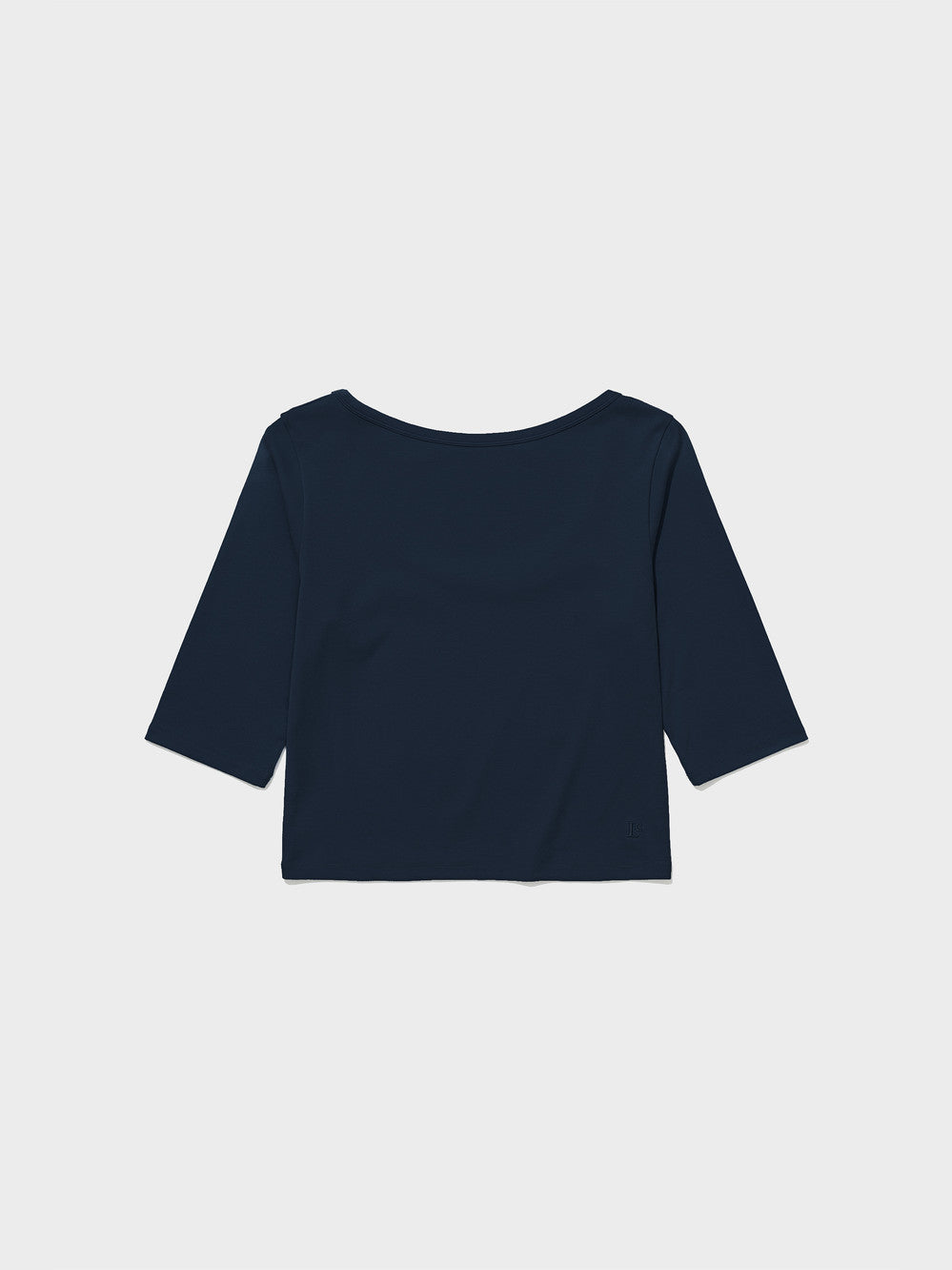 Low Classic Lc Back Scoop 3/4 Tee Navy