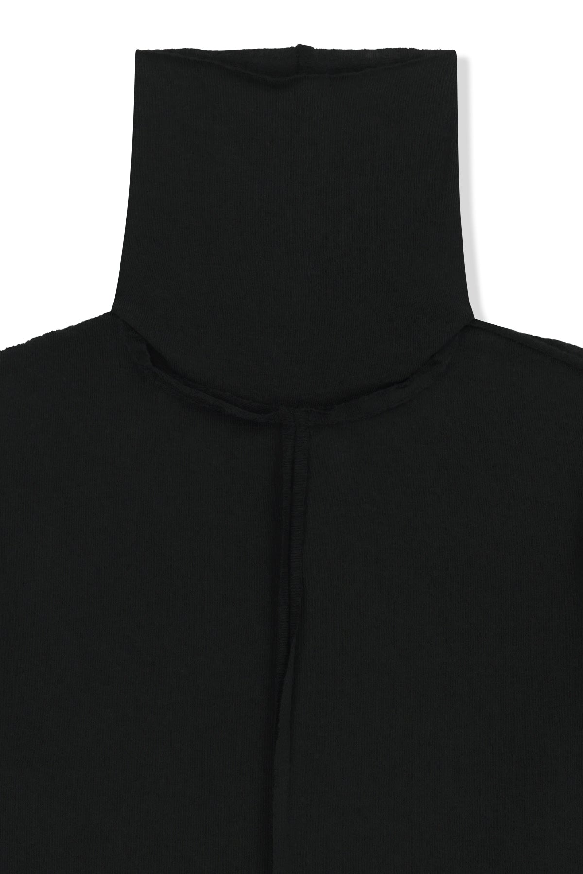 Matinkim Raw Cut High Neck Top IN Black
