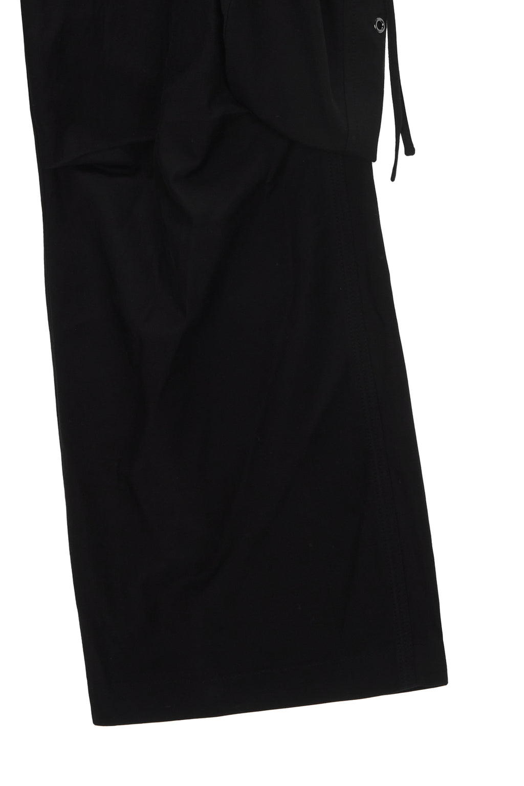 Matinkim String Point Big Pocket Cargo Pants IN Black