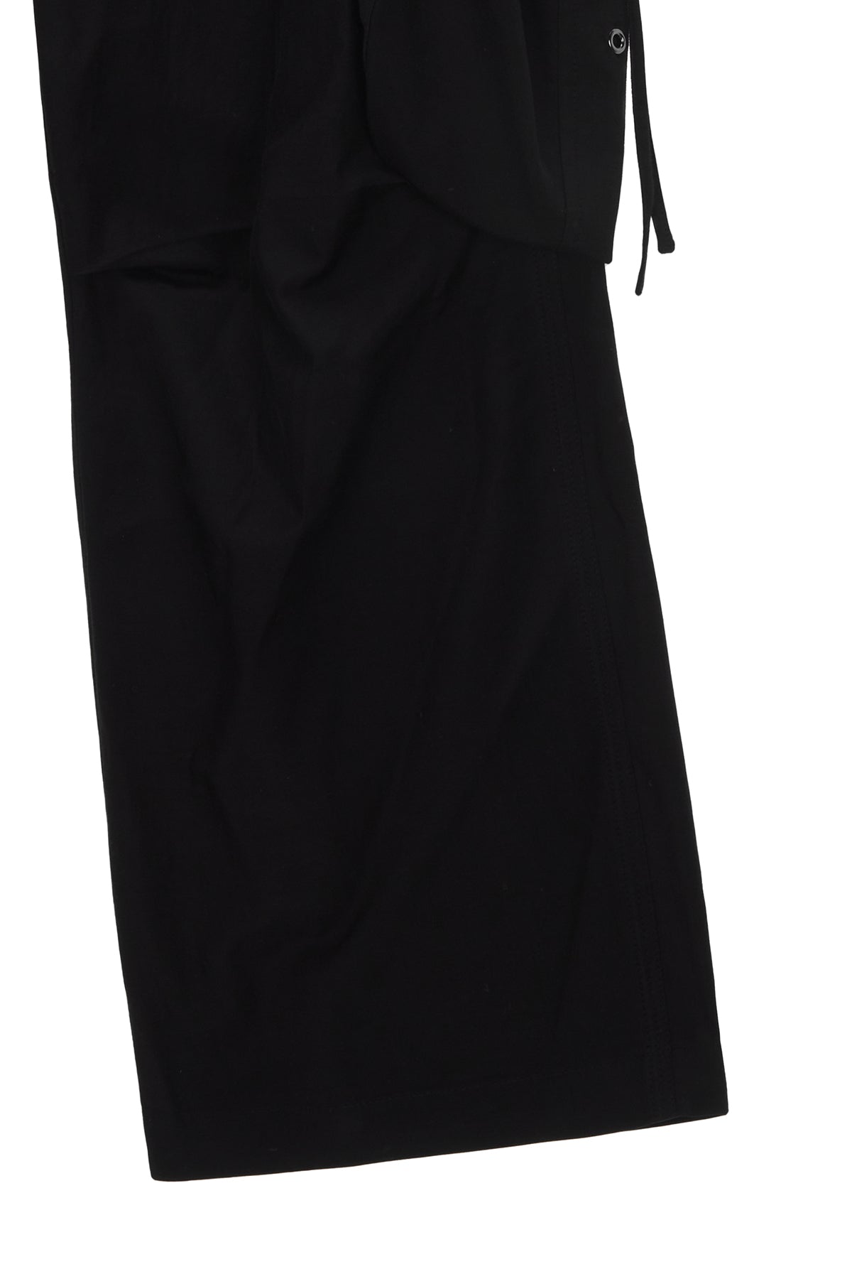 Matinkim String Point Big Pocket Cargo Pants IN Black
