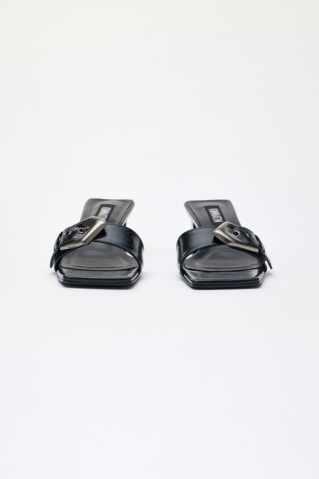 [matinkim] Buckle Point Slide Heels IN Black