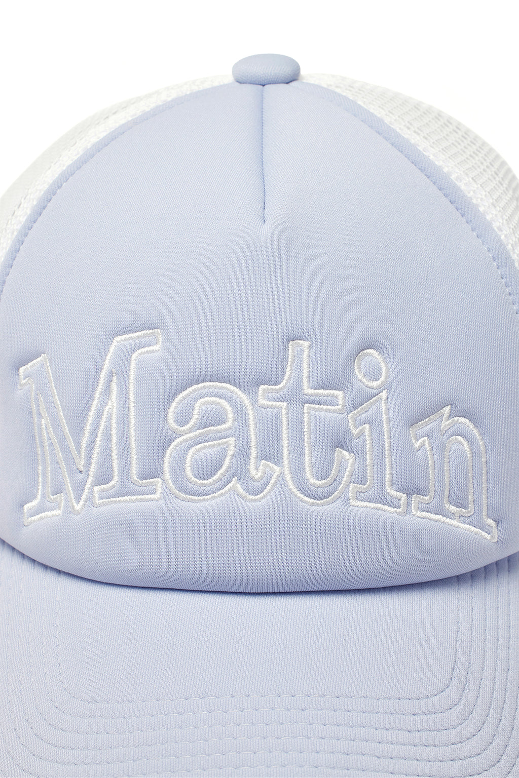 [matinkim] MATIN MESH TRUCKER BALL CAP IN GREY
