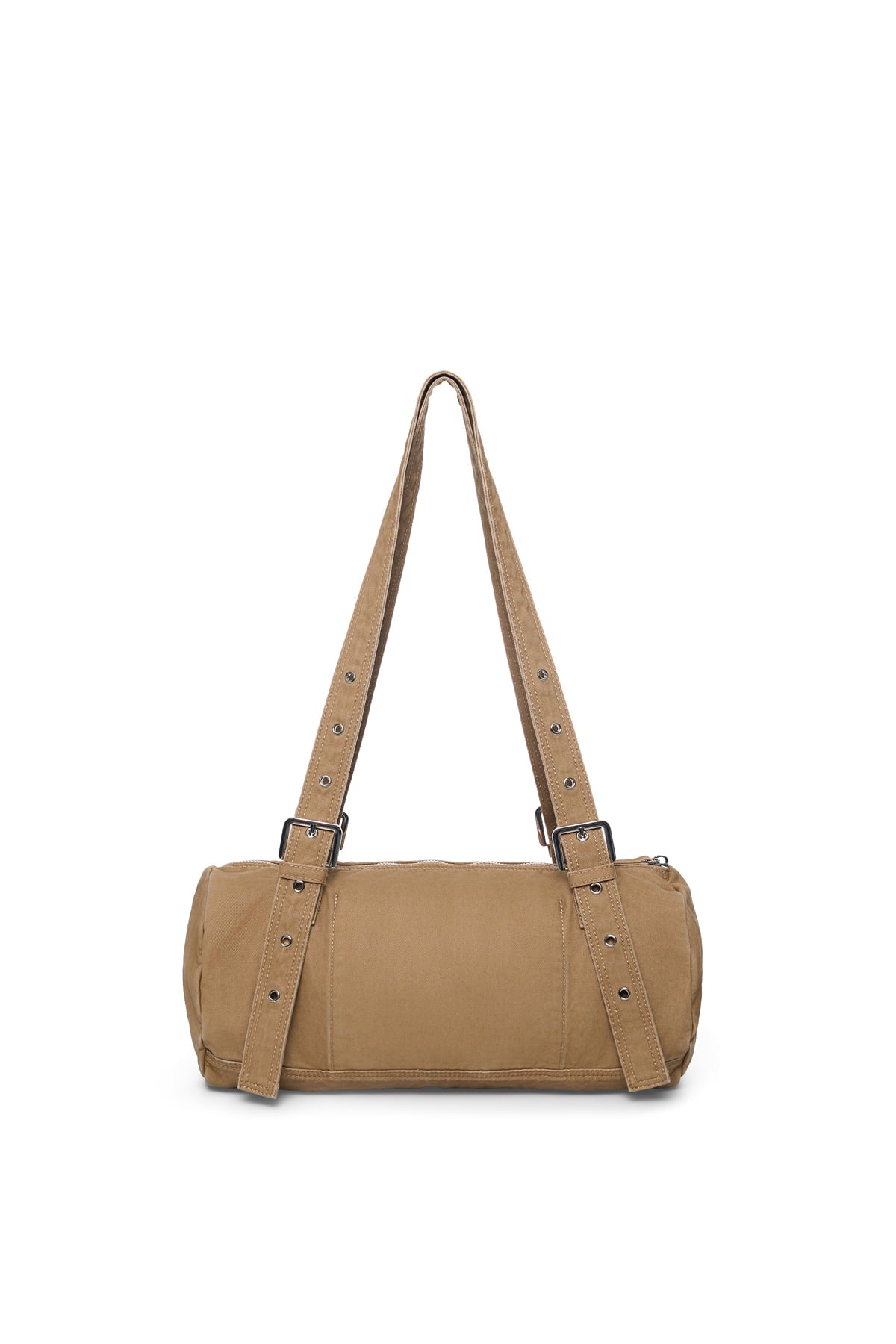 Matinkim Vintage Washed Cotton Duffel Bag IN Beige