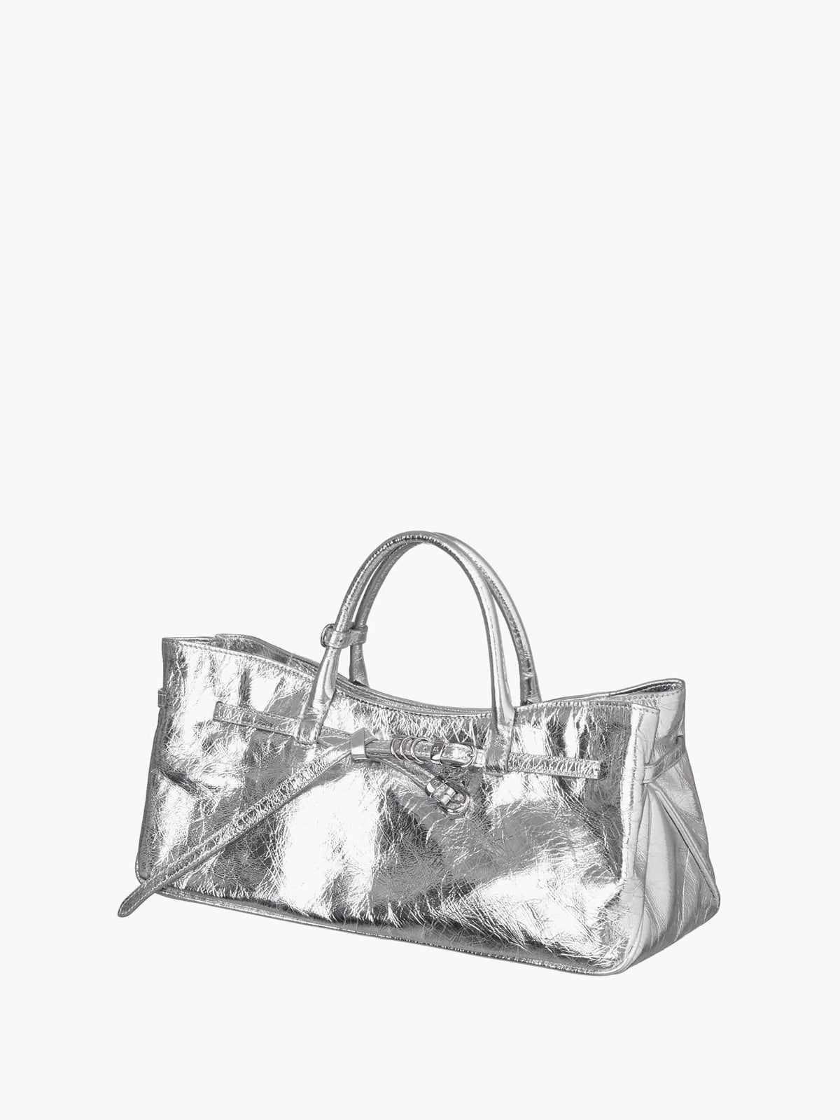 Margesherwood Grandma Used Bag silver crinkle