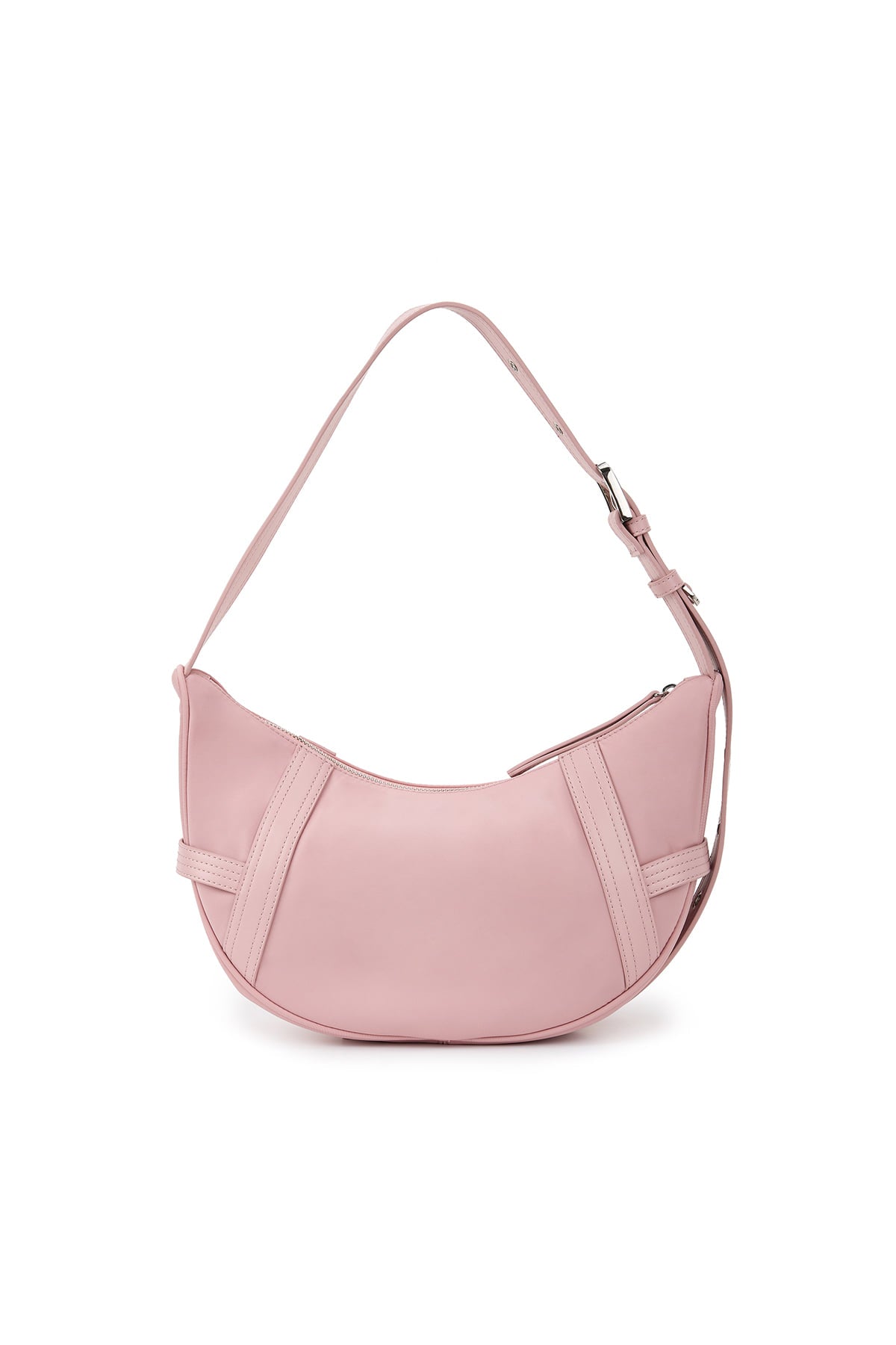 Matinkim Fabric Arc Hobo Bag IN Light Pink