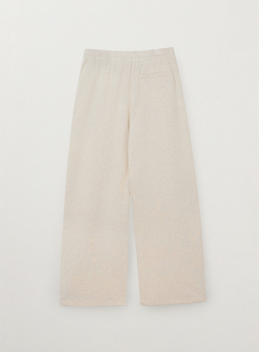[satur] (W) Loren Small Logo Light Weight Sweatpants - Oatmeal
