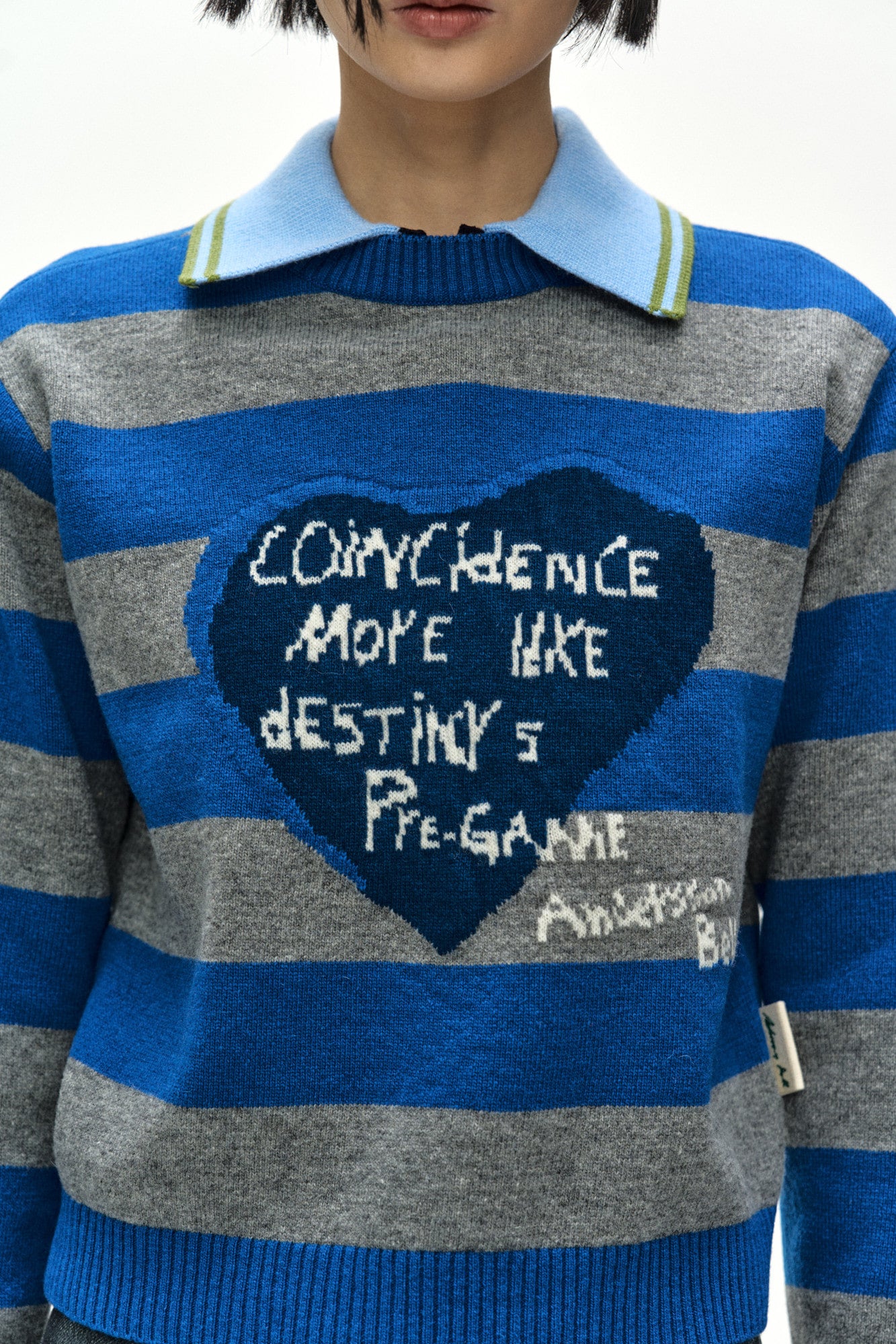 Andersson Bell 26 Girl'S Heart Message Crew-Neck Sweater