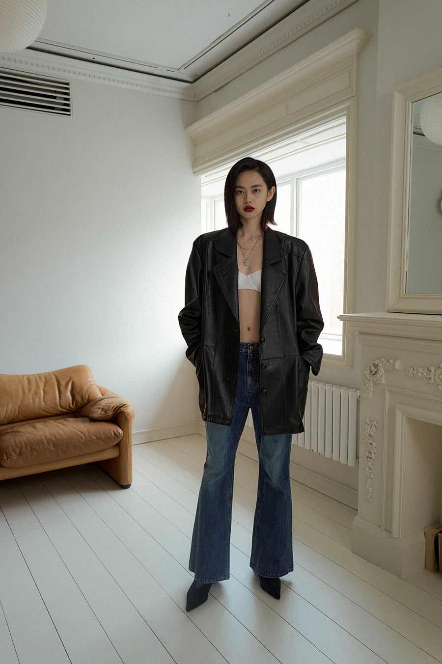 Overdueflair Indigo Bootcut Denim Pants Indigo