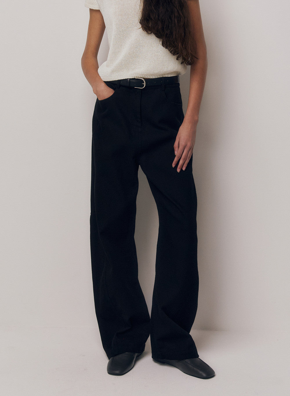 Kindersalmon Gaius Cotton Pants Black