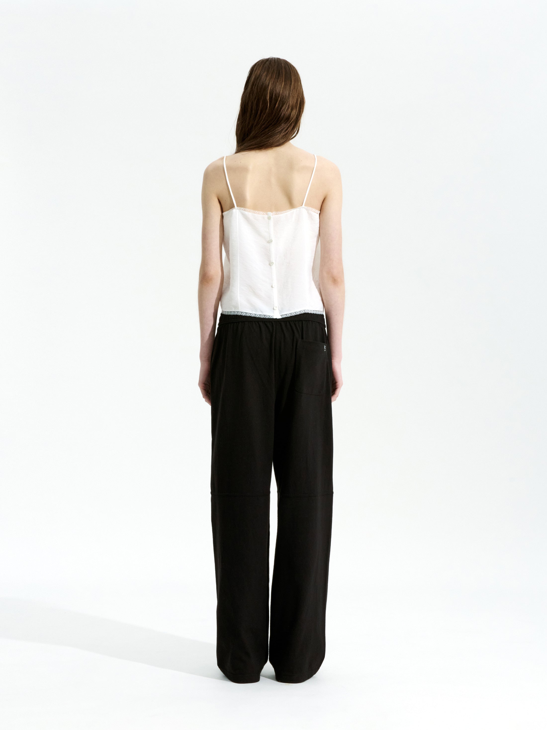 [Low Classic] Silky Lace Camisole_White