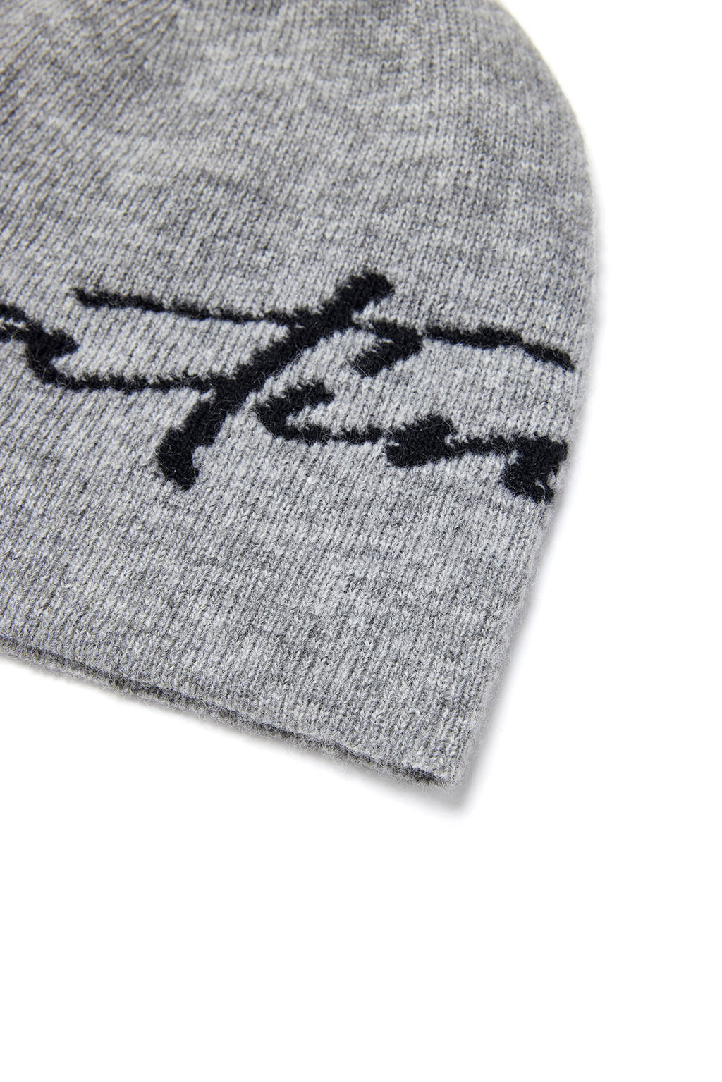 [matinkim] MATIN LOGO SCRIPT BEANIE IN GREY