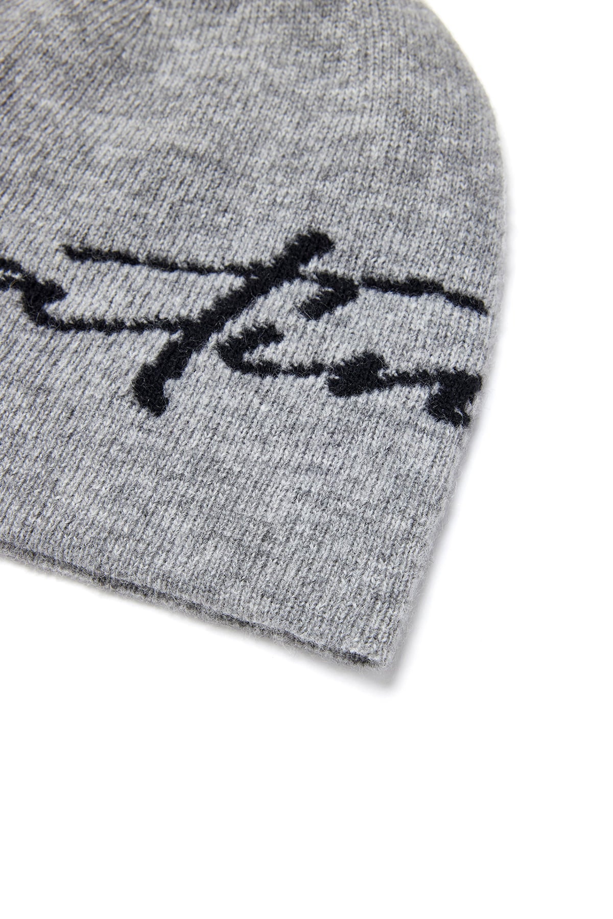 [matinkim] MATIN LOGO SCRIPT BEANIE IN GREY