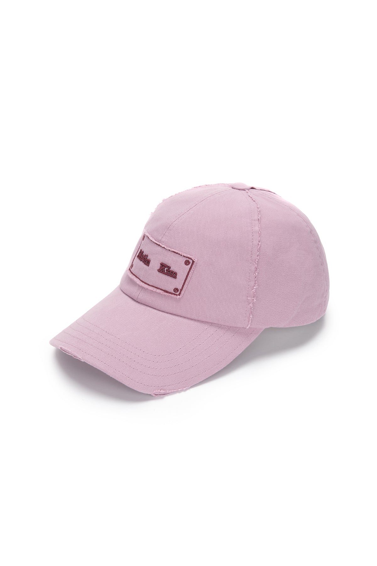 [matinkim] SQUARE LOGO CUTOUT BALL CAP IN PINK