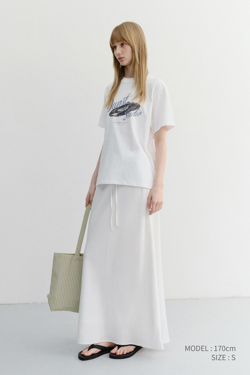 Dunst Unisex Vinyl T-Shirt Off White