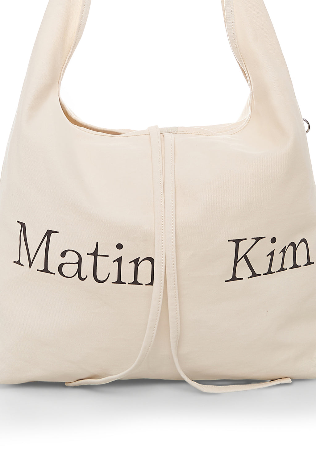 Matinkim Matin Kim Logo Point Round Ecobag IN Ivory