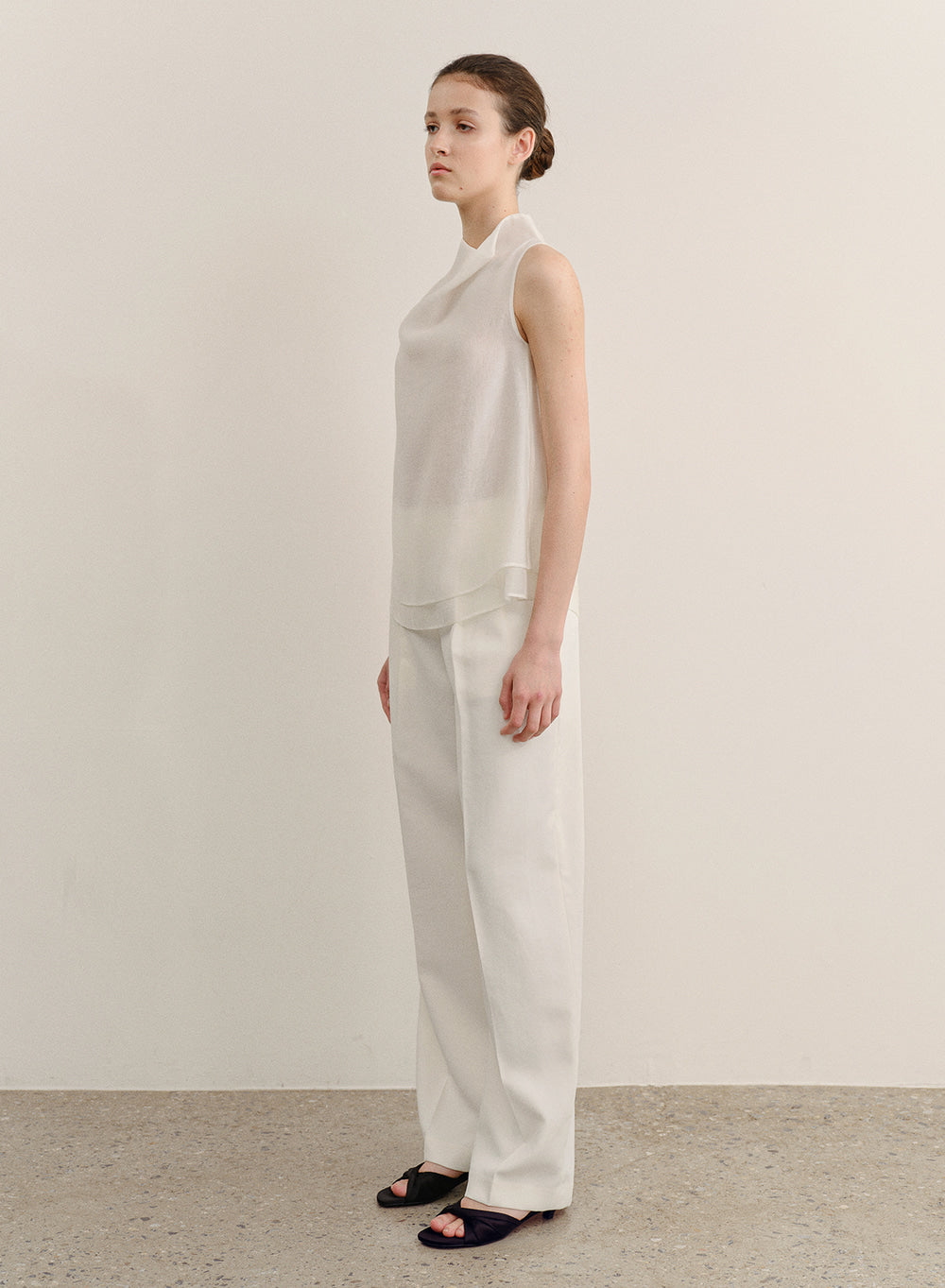 Kindersalmon Ann Fluid Top Pearl