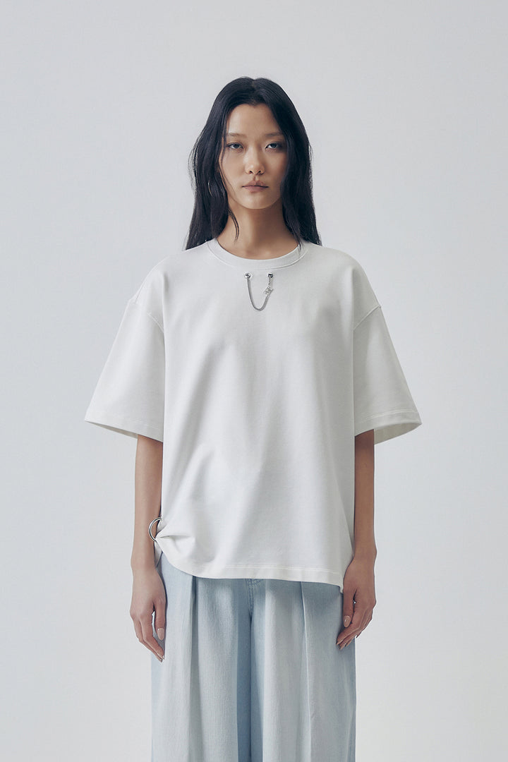 Treemingbird Dubre Chain T-shirts White