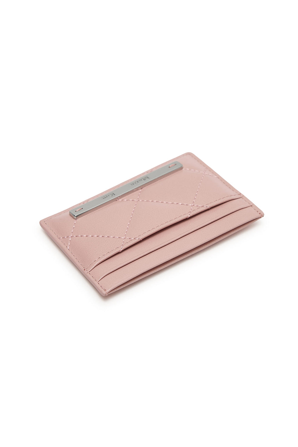 Matinkim Puff Quilt Card Wallet IN Pink