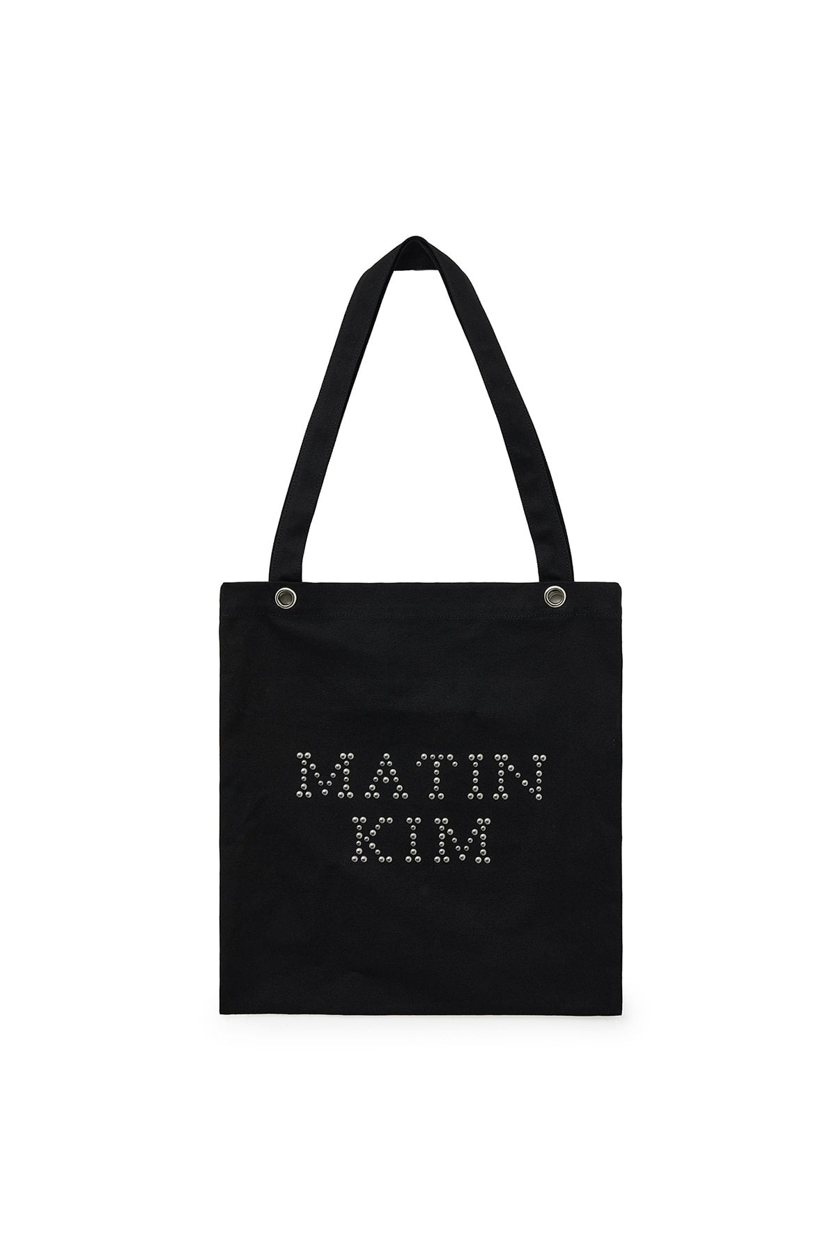 [matinkim] Matin Logo Stud Ecobag IN Black