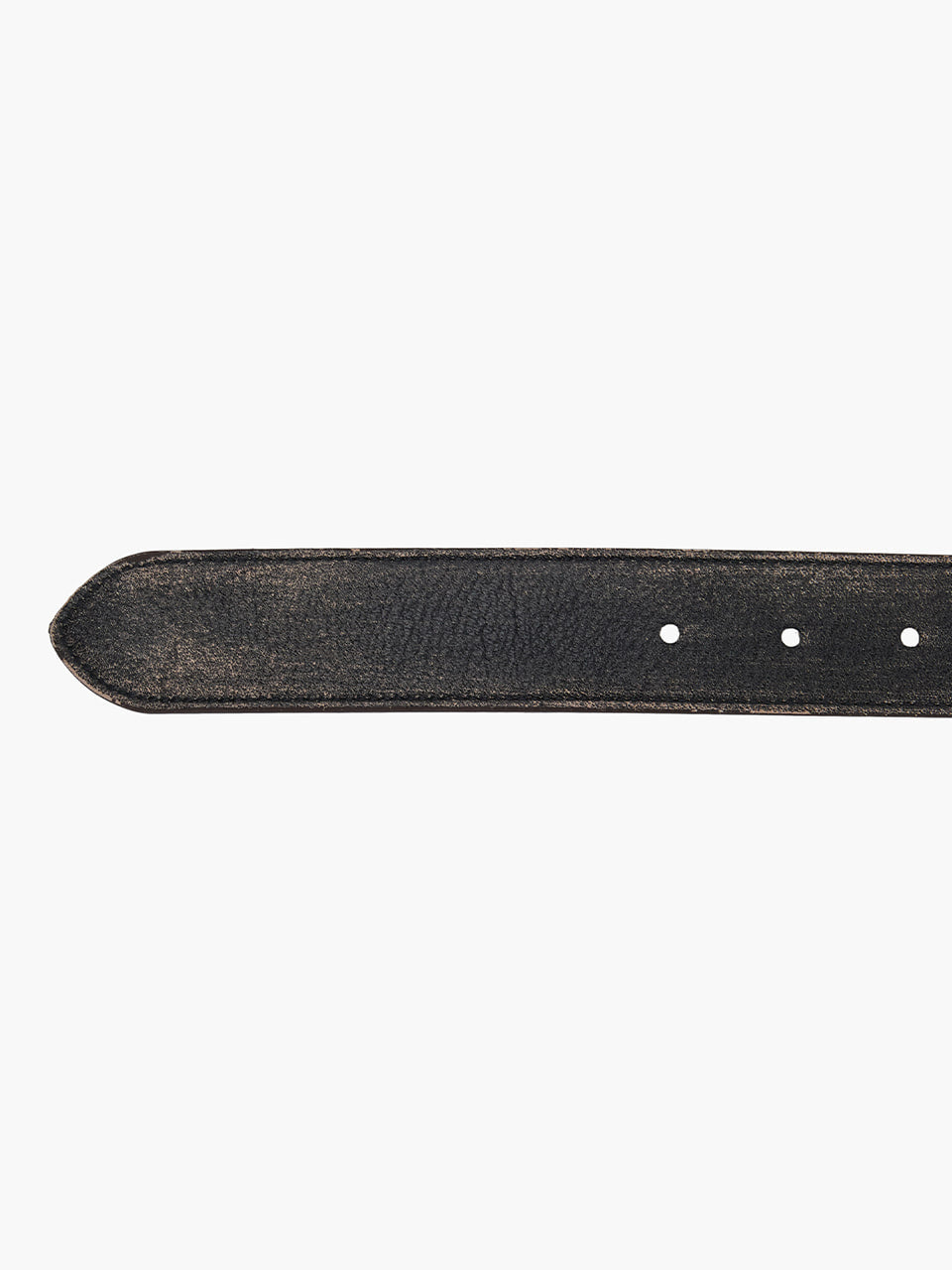 Margesherwood Ring Two Tone Leather Belt coffee