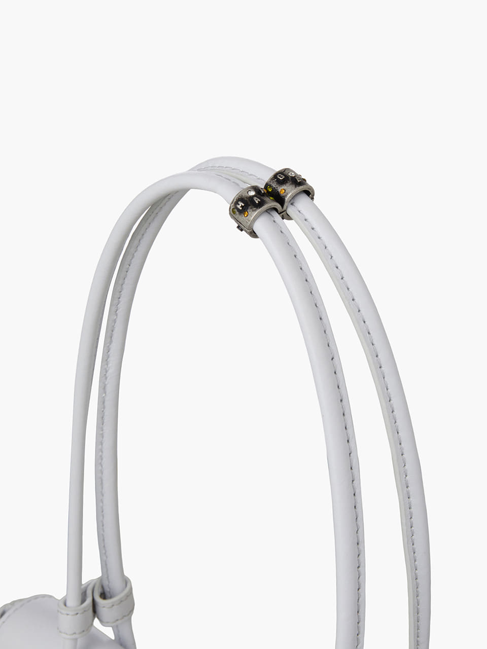 Margesherwood Double Bag Ring flat vintage silver
