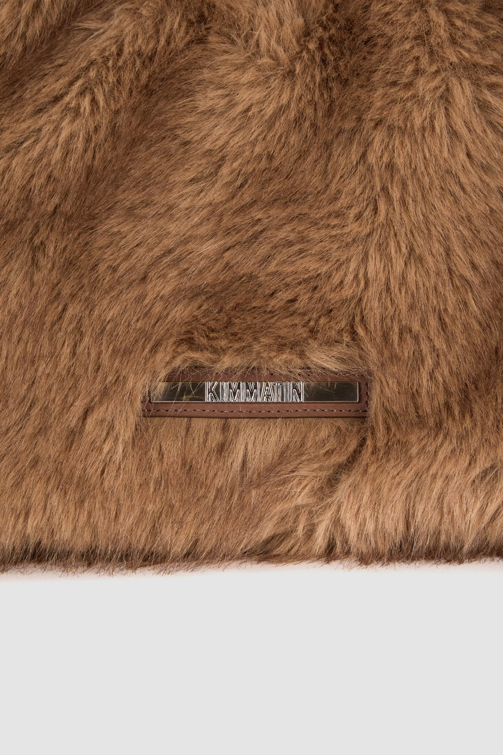 [matinkim] Fur Triangle Shoulder Bag IN Brown
