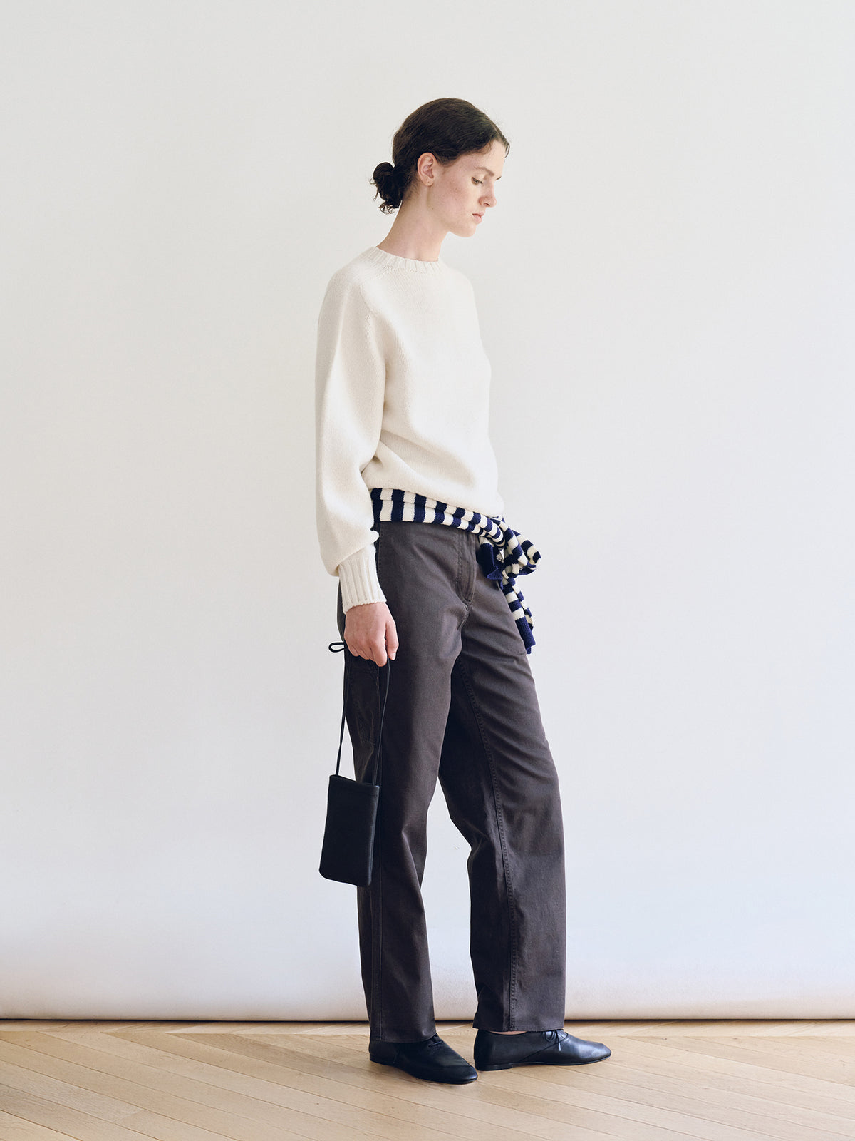 Nothing Written Bunny Wool Pullover Knit (Pure Ivory)