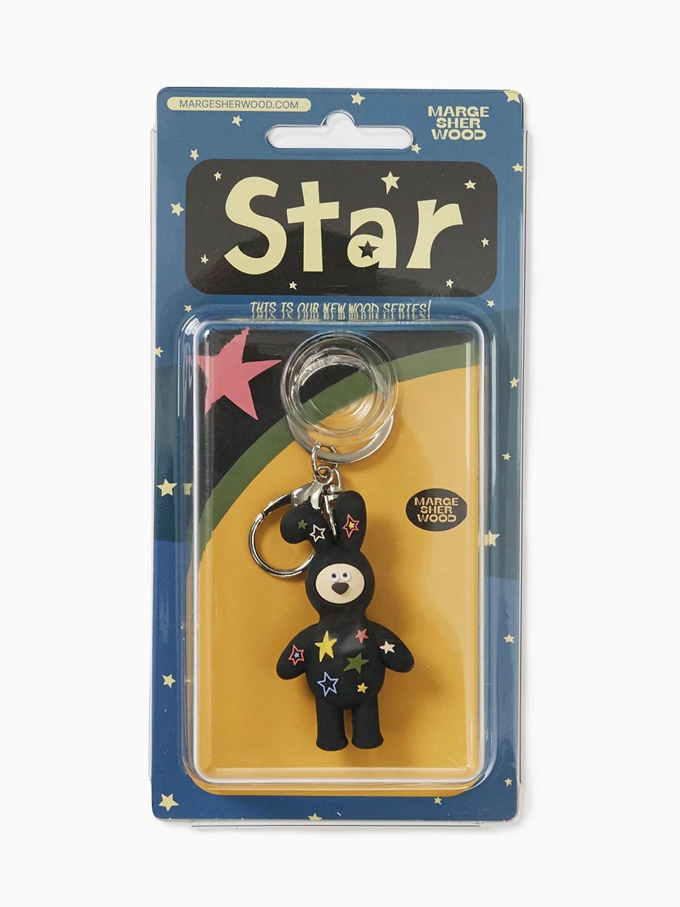 Margesherwood Wood star keyring