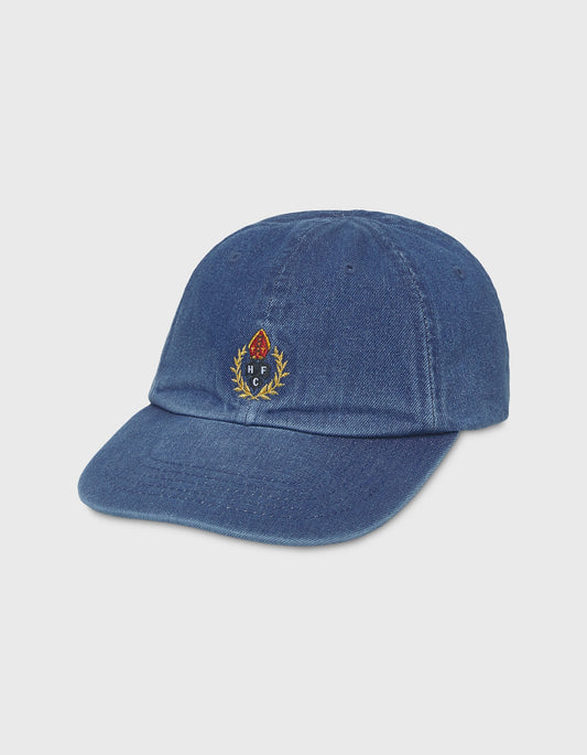 CREST DENIM WASHED CAP / Indigo