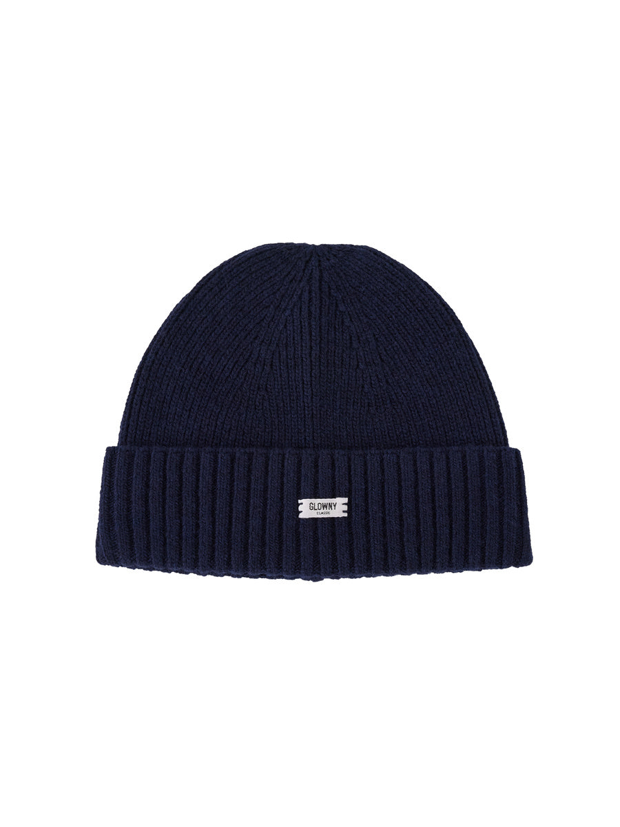 GLOWNY G Classic Beanie (Deep Navy)