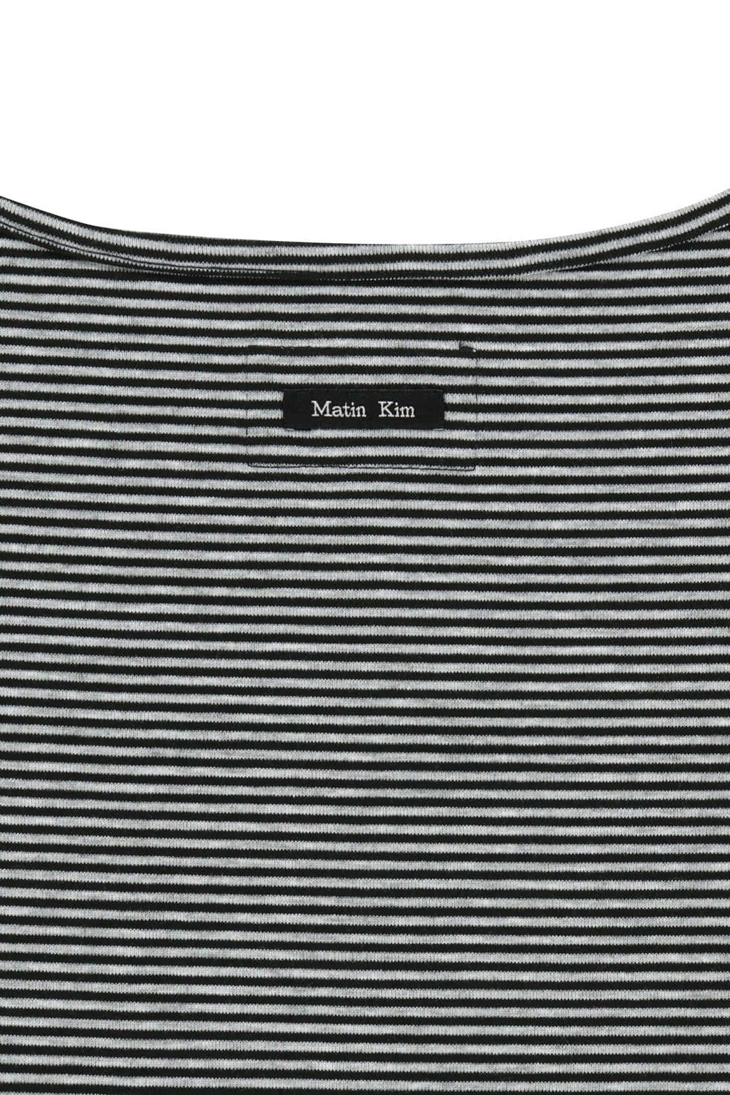Matinkim Square Neck Cropped Tank Top IN Black