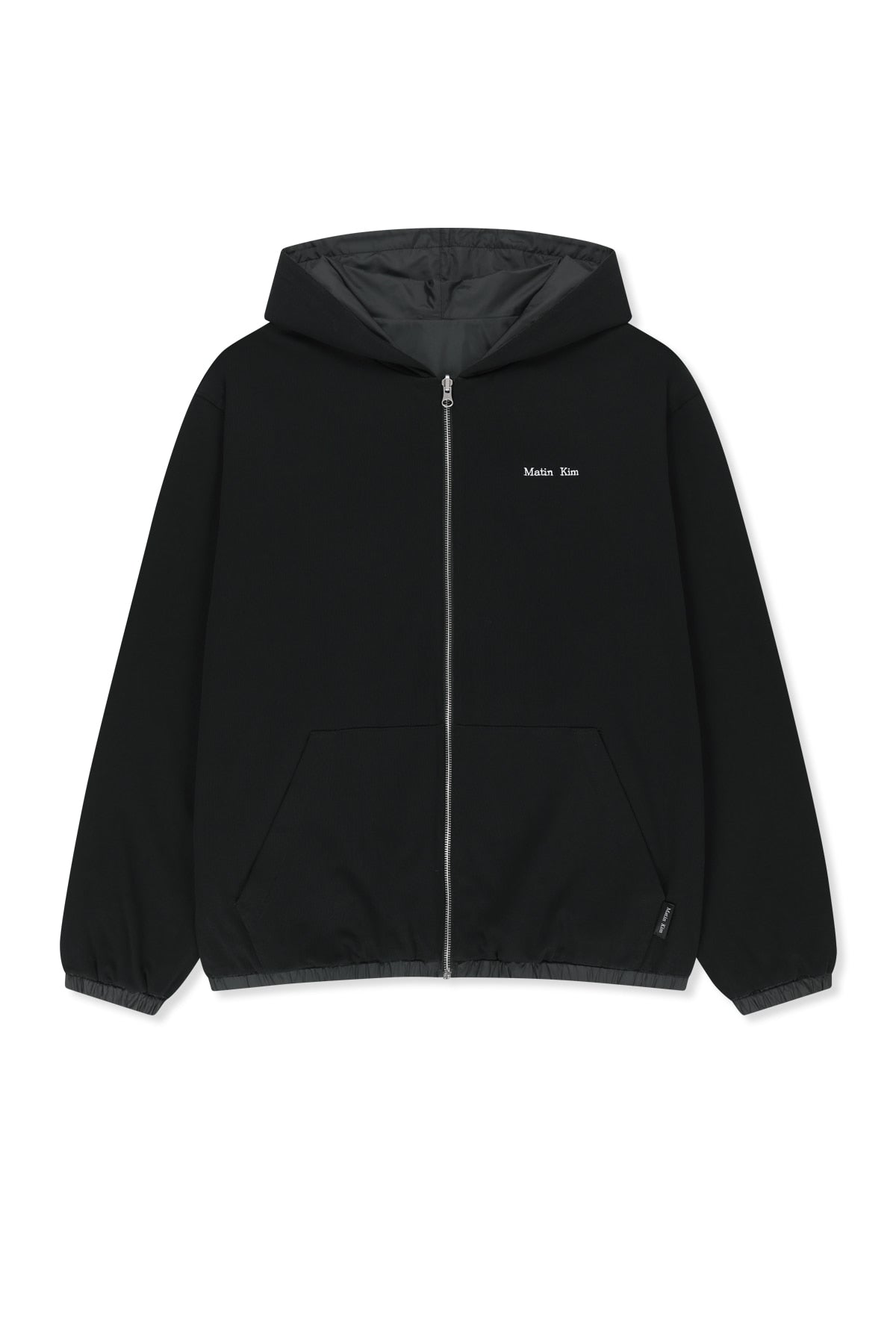 Matinkim Double Face Hoody Zip UP IN Black