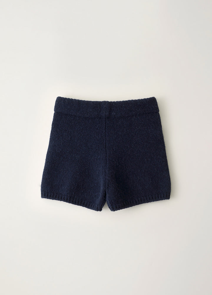 Nothing Written Knitted short pants (Navy)