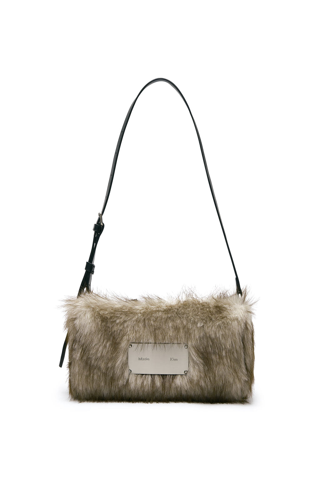 [matinkim] HAIRY FUR MINI SHOULDER BAG IN BEIGE