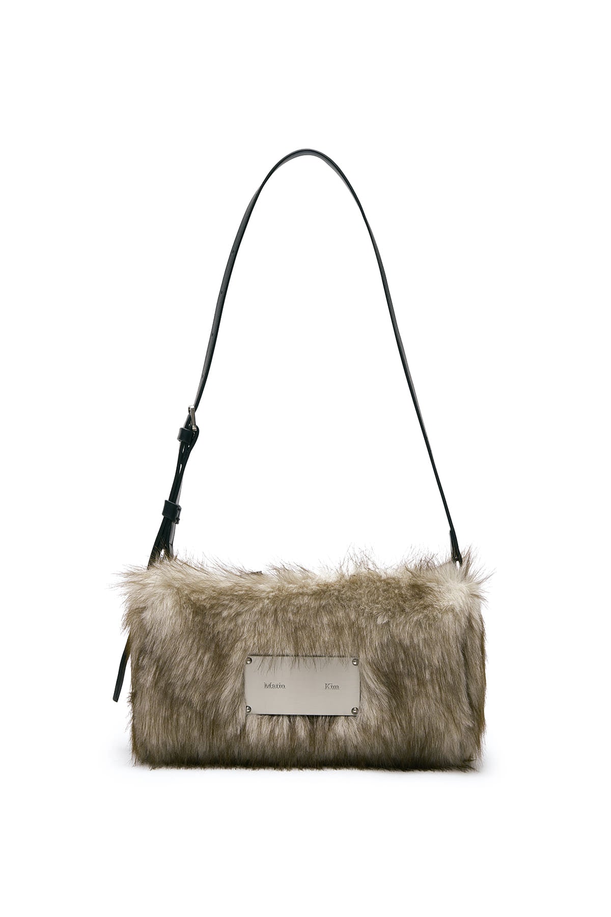 [matinkim] HAIRY FUR MINI SHOULDER BAG IN BEIGE