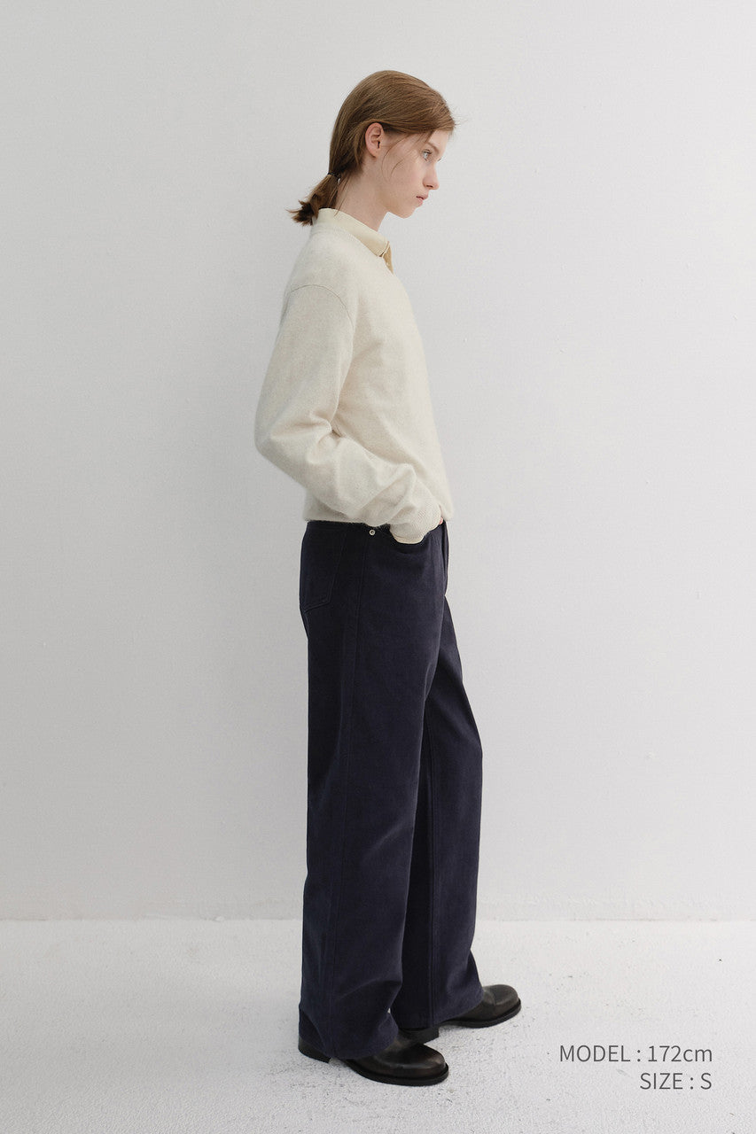 Dunst Brushed Straight Jeans Navy